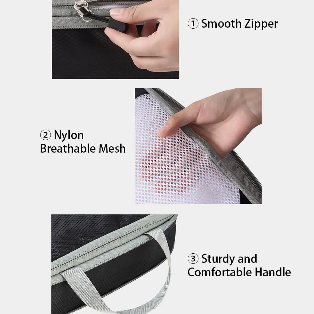 1 Set Compssion Packing Cubes Compssible Travel Packing Organizer for Carry on Suitcase