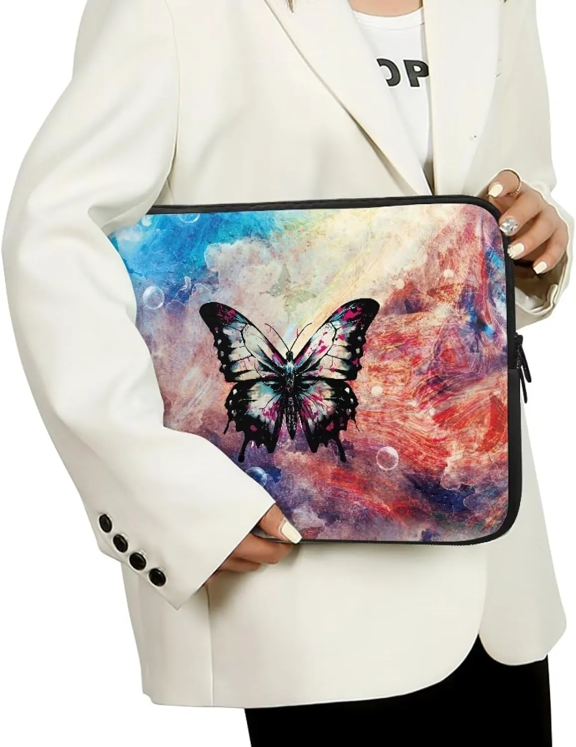 10-17 Inch Large Office Business Accessories Waterproof Laptop Bag Computer Tote Bag for Women Men