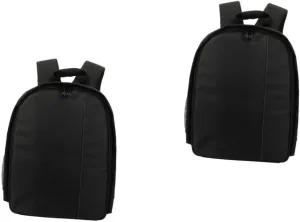 2 Pcs Travel Camera Backpack Waterproof Stylish Bag for Medium Camera Accessories Case Beach Party Hiking