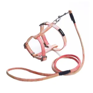 Adjustable I Shape Pet Harness & Leash Size S