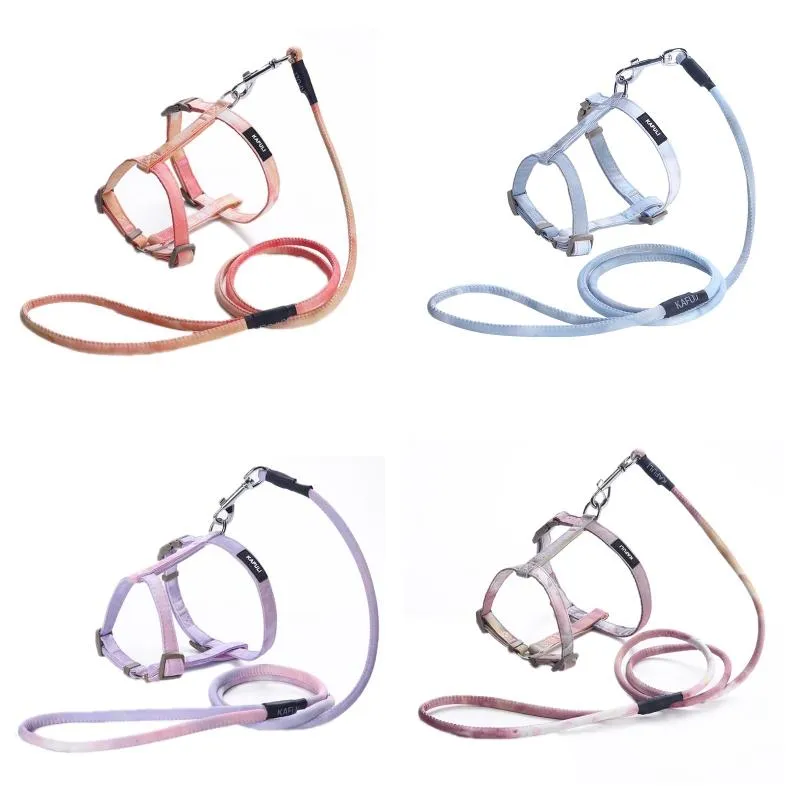 Adjustable I Shape Pet Harness & Leash Size S