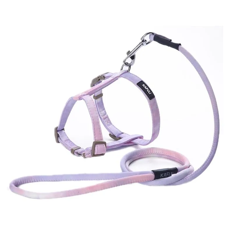 Adjustable I Shape Pet Harness & Leash Size S
