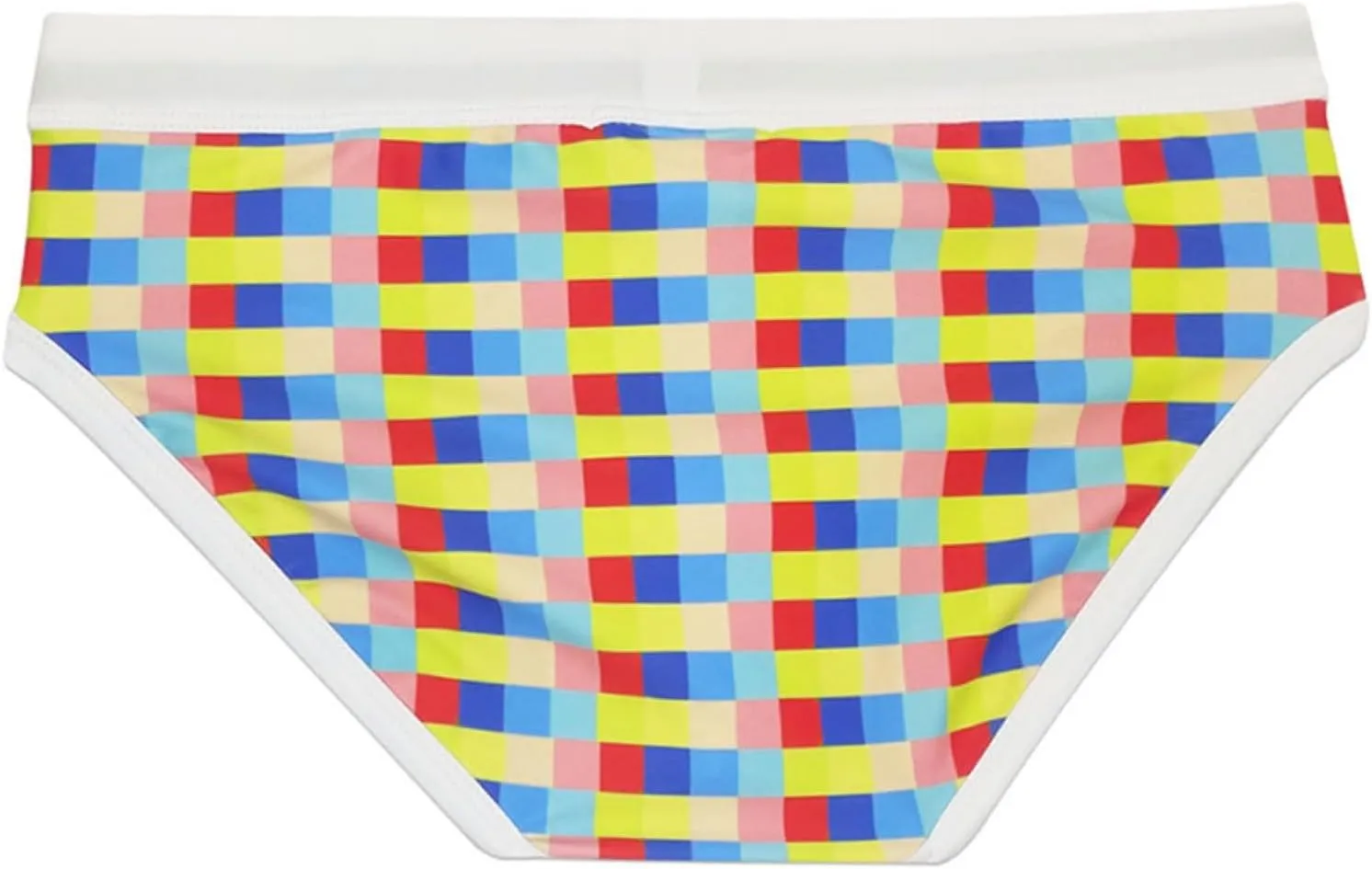 Alalaso Men's Bikini Swimwear Summer Fashion Surf Briefs Sexy Low Rise Swimming Briefs with Adjustable Drawstring