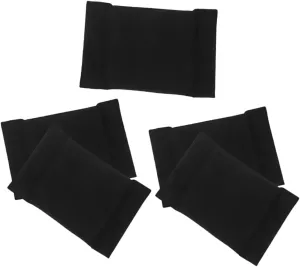 Alipis 5pcs Camera Bag Shock Absorbing Pad Camera Bag Case Backpack Inserts Camera Lens Case Bag Camera Organizer Bag Camera Wrapper Organizer Camera Lens Organizer Black Fiber Fleece