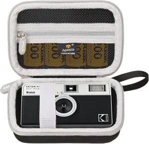 Aproca Black Portable Hard Storage Case, for Kodak EKTAR H35 Half Frame Film Camera and Accessories