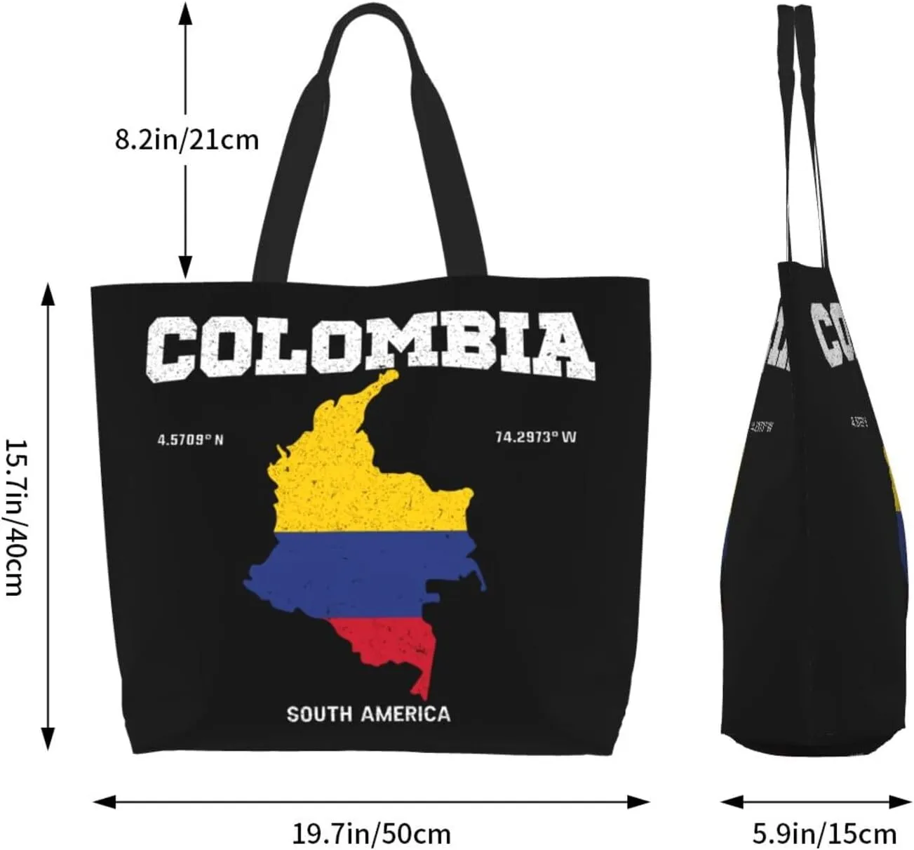 Argentina Flag Women's Tote Bag Large Capacity Single Shoulder Bags Handbag for Shopping Work