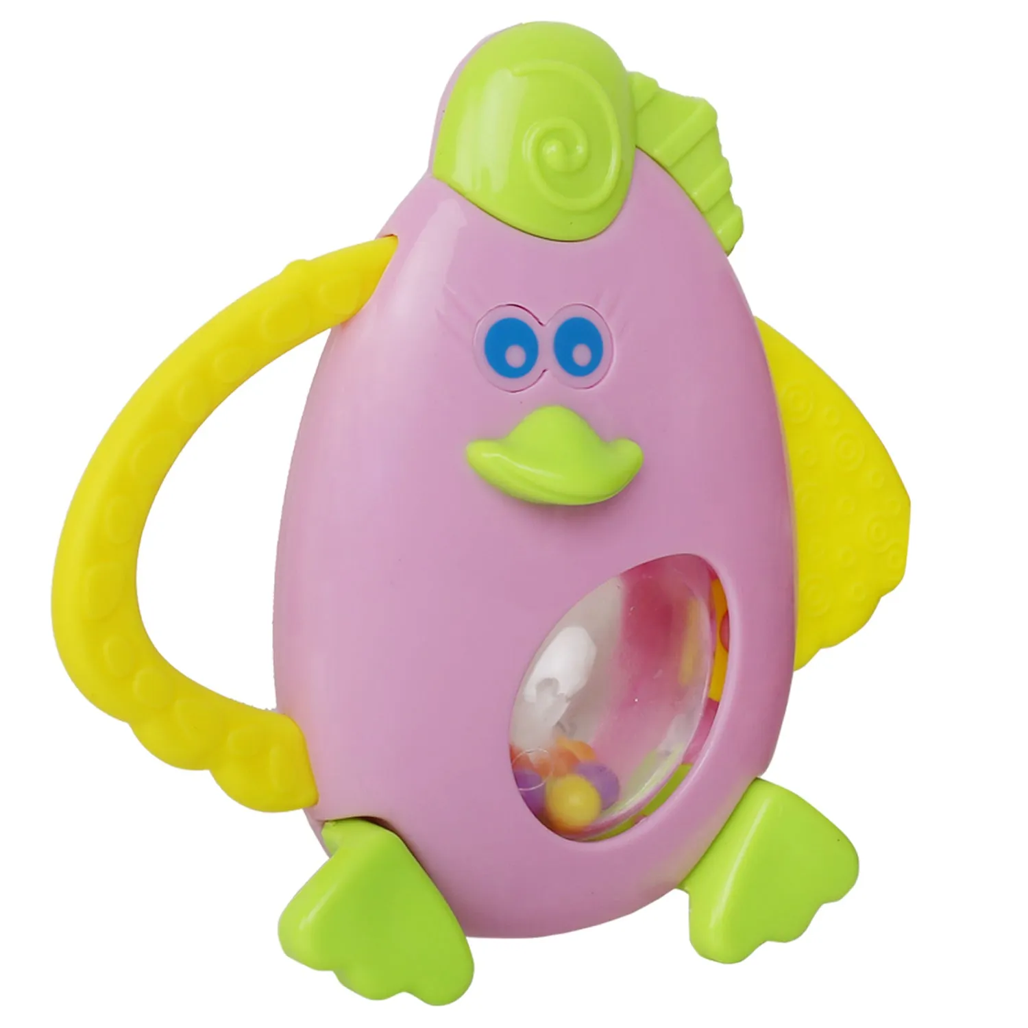 Baby Moo Animal Purple Rattle Toy