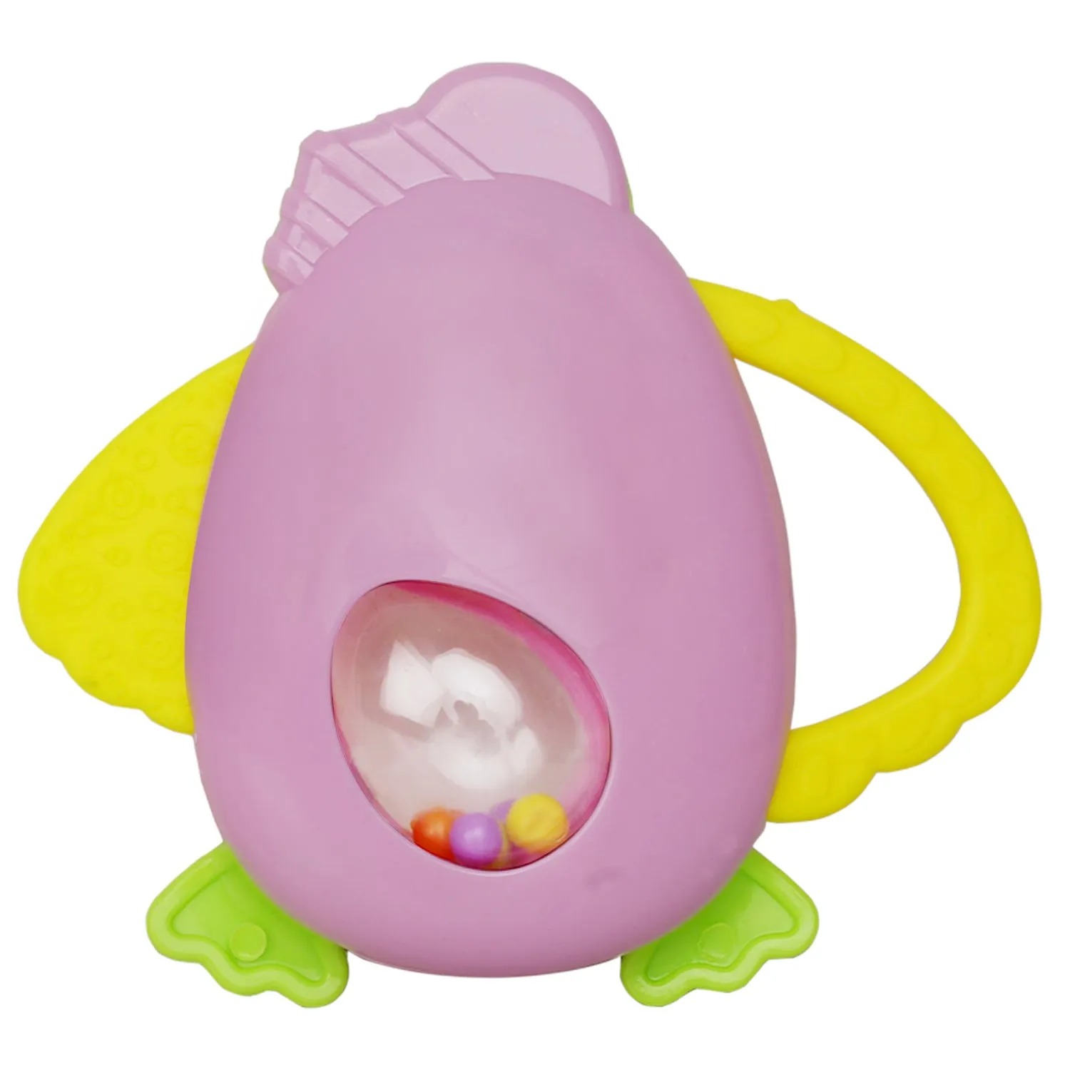 Baby Moo Animal Purple Rattle Toy