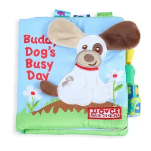 Baby Moo Buddy Dog Educational Learning 3D Cloth Book With Rustle Paper - Multicolour