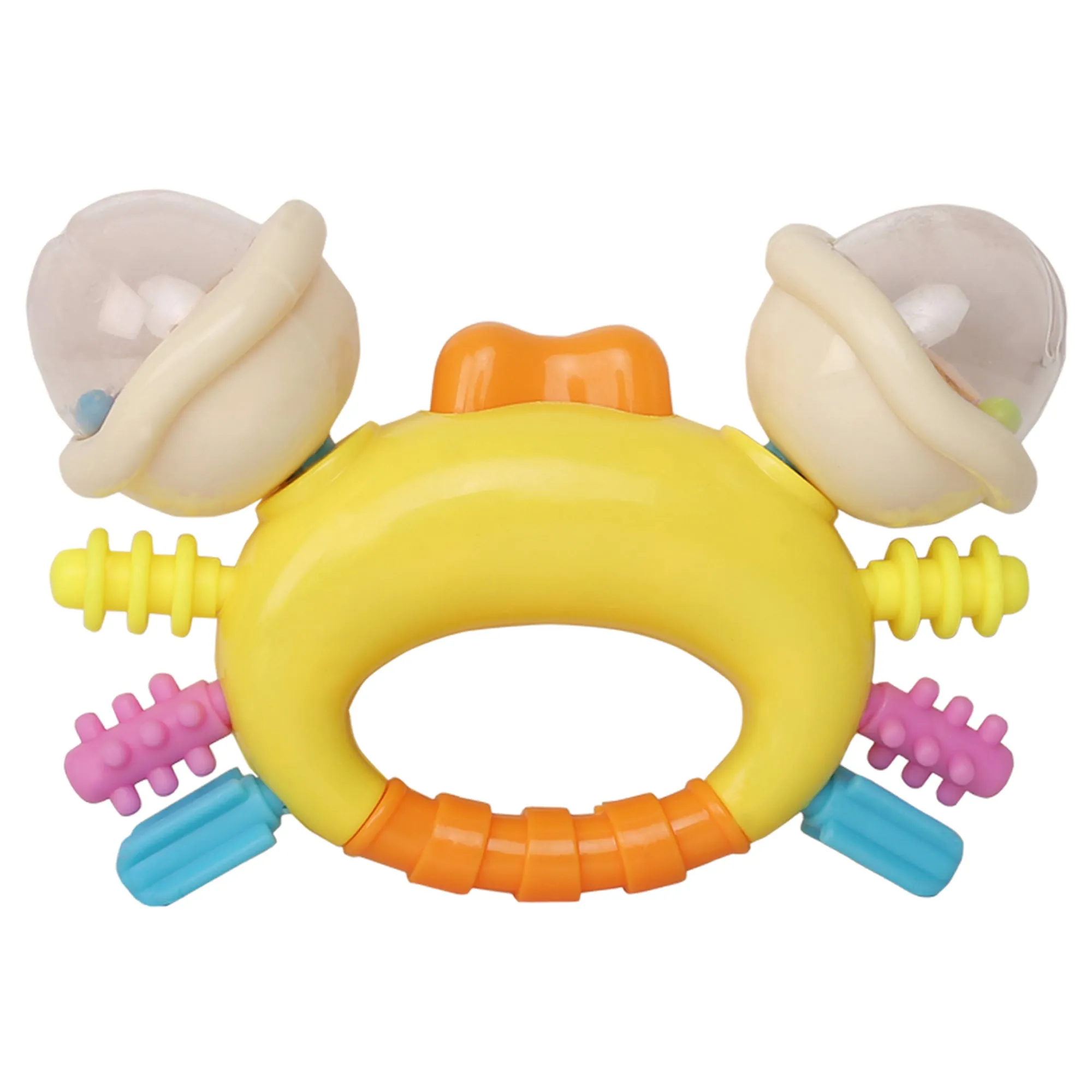 Baby Moo Crab Multicolour Rattle Toy