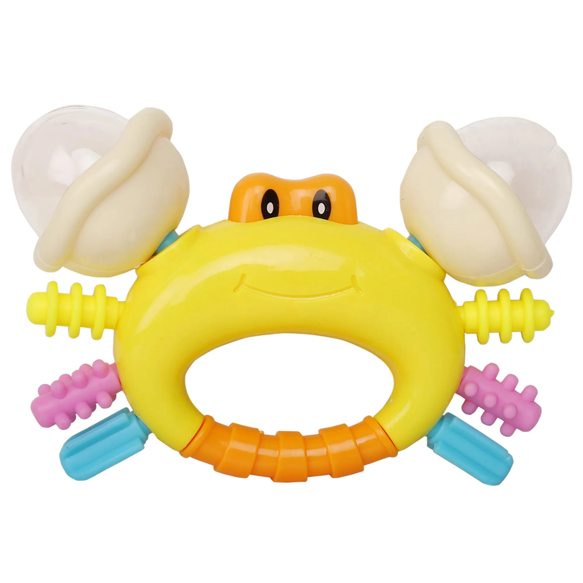 Baby Moo Crab Multicolour Rattle Toy