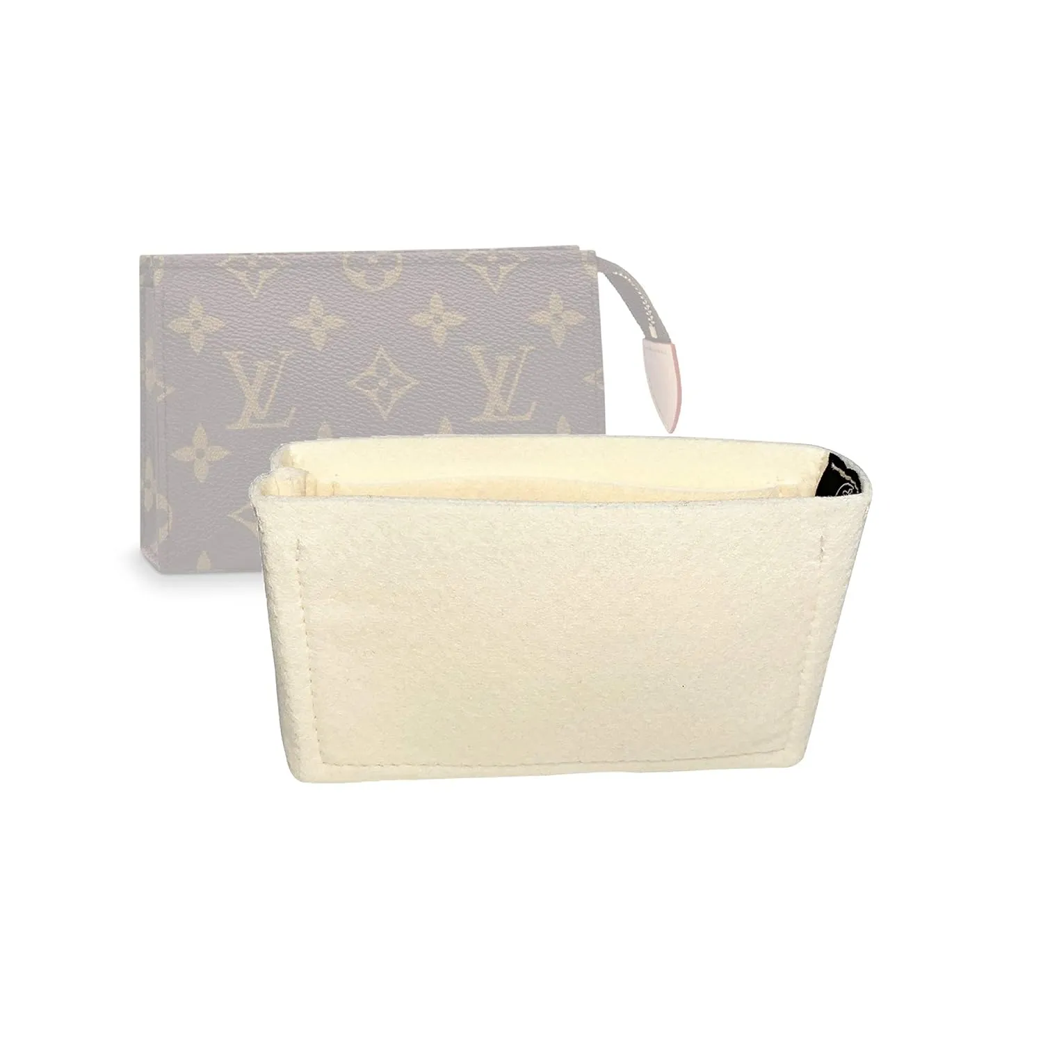 Bag Organizer for LV Toiletry 15 - Premium Felt (Handmade/20 Colors)