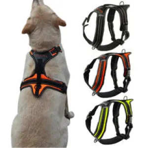 Beirui Nylon No-Pull Dog Harness Reflective Large Dog