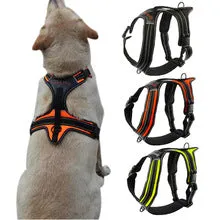 Beirui Nylon No-Pull Dog Harness Reflective Large Dog