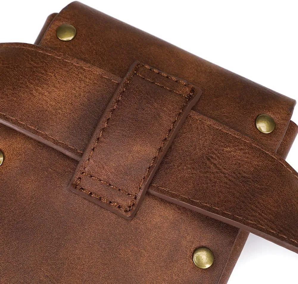 Belt Pouch Purse Renaissance Costume Accessories LARP Cosplay Waist Bag Fanny Pack Hiking Festival Casual Daypack