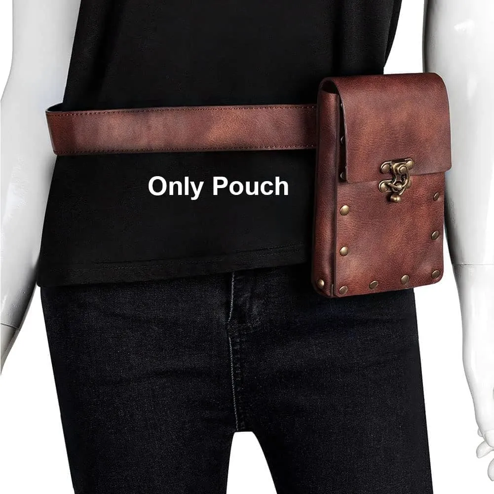 Belt Pouch Purse Renaissance Costume Accessories LARP Cosplay Waist Bag Fanny Pack Hiking Festival Casual Daypack