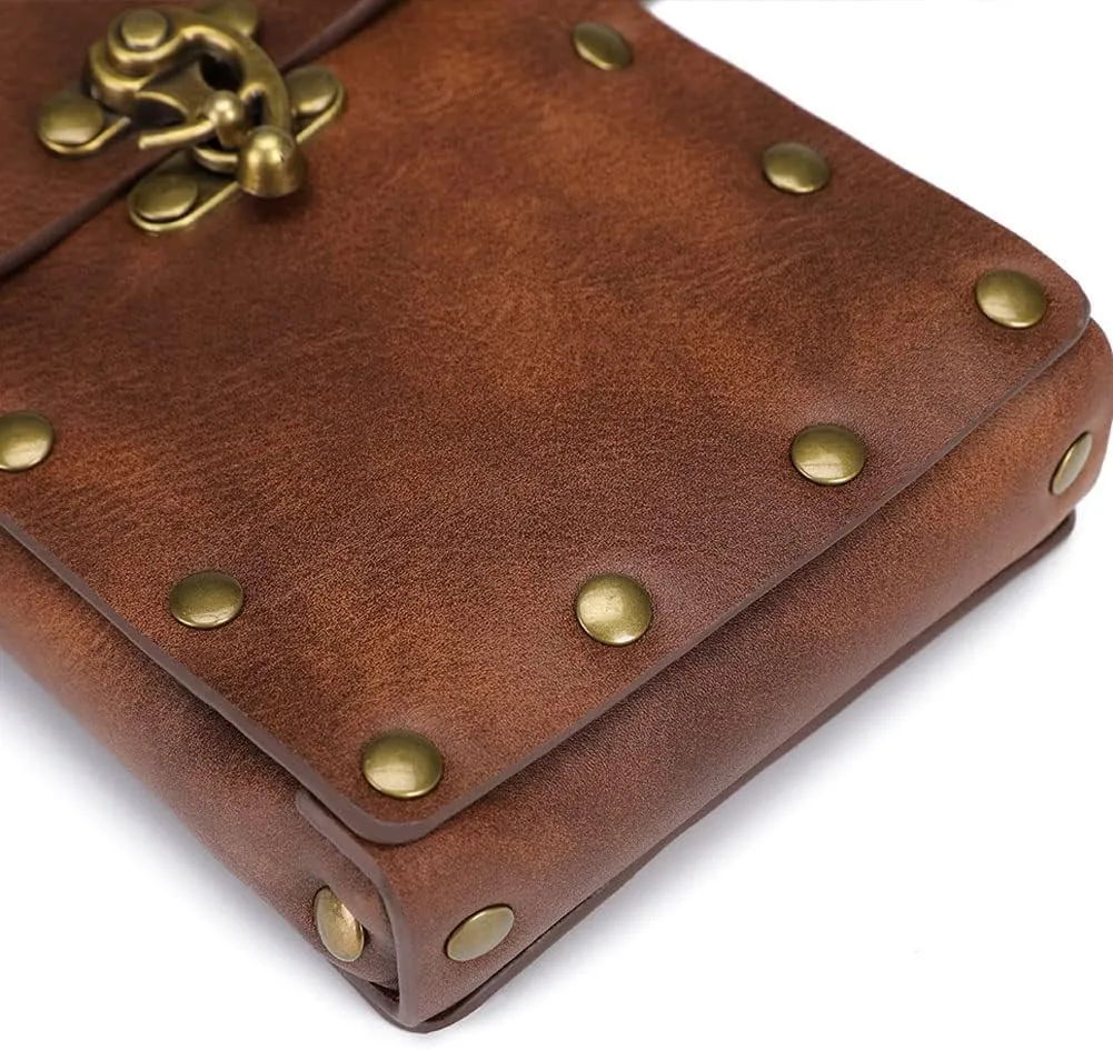 Belt Pouch Purse Renaissance Costume Accessories LARP Cosplay Waist Bag Fanny Pack Hiking Festival Casual Daypack