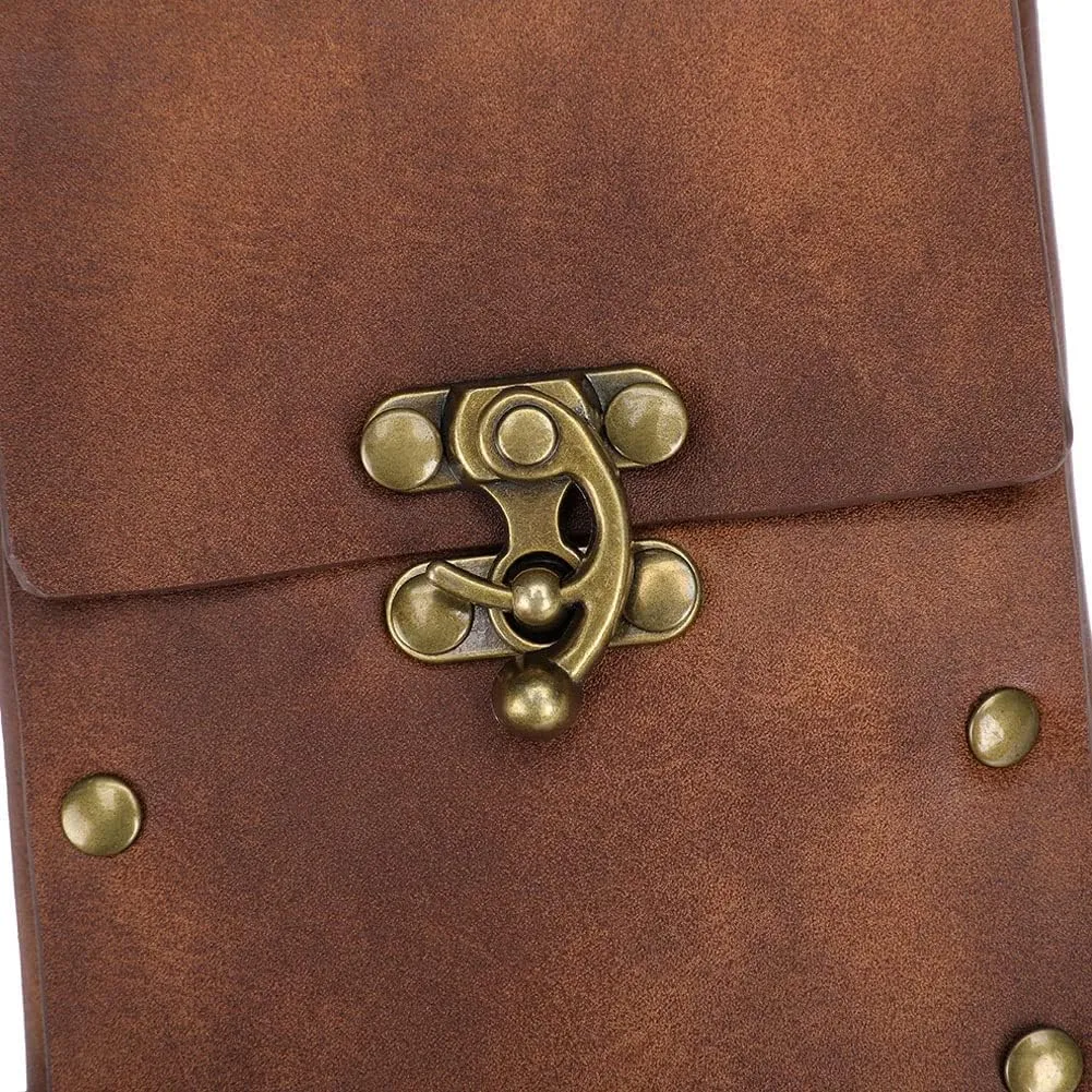 Belt Pouch Purse Renaissance Costume Accessories LARP Cosplay Waist Bag Fanny Pack Hiking Festival Casual Daypack