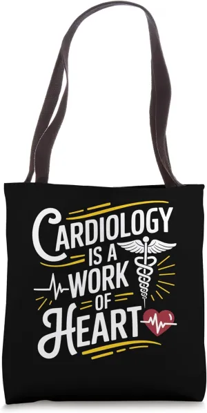 Cardiology Heart Doctor and Cardiologist for Heart Surgeon Tote Bag