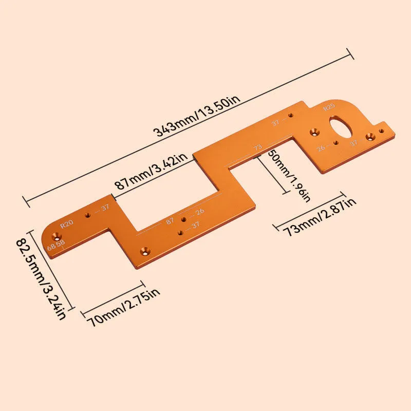  Carpenter's Essentials No-Pull Slotting Molds