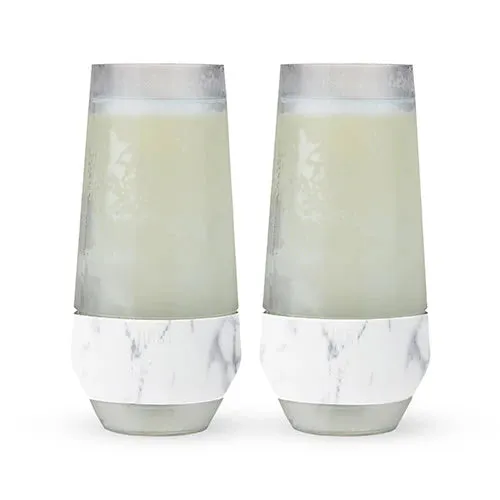 Champagne Freeze Cooling Cups - Set Of Two - Marble