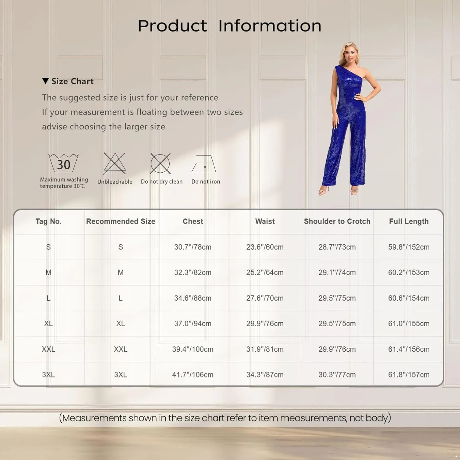 Choomomo Womens Sequin Sleeveless Jumpsuits One Shoulder Elegant Sparkly Wide Leg Long Pants Jumpsuits