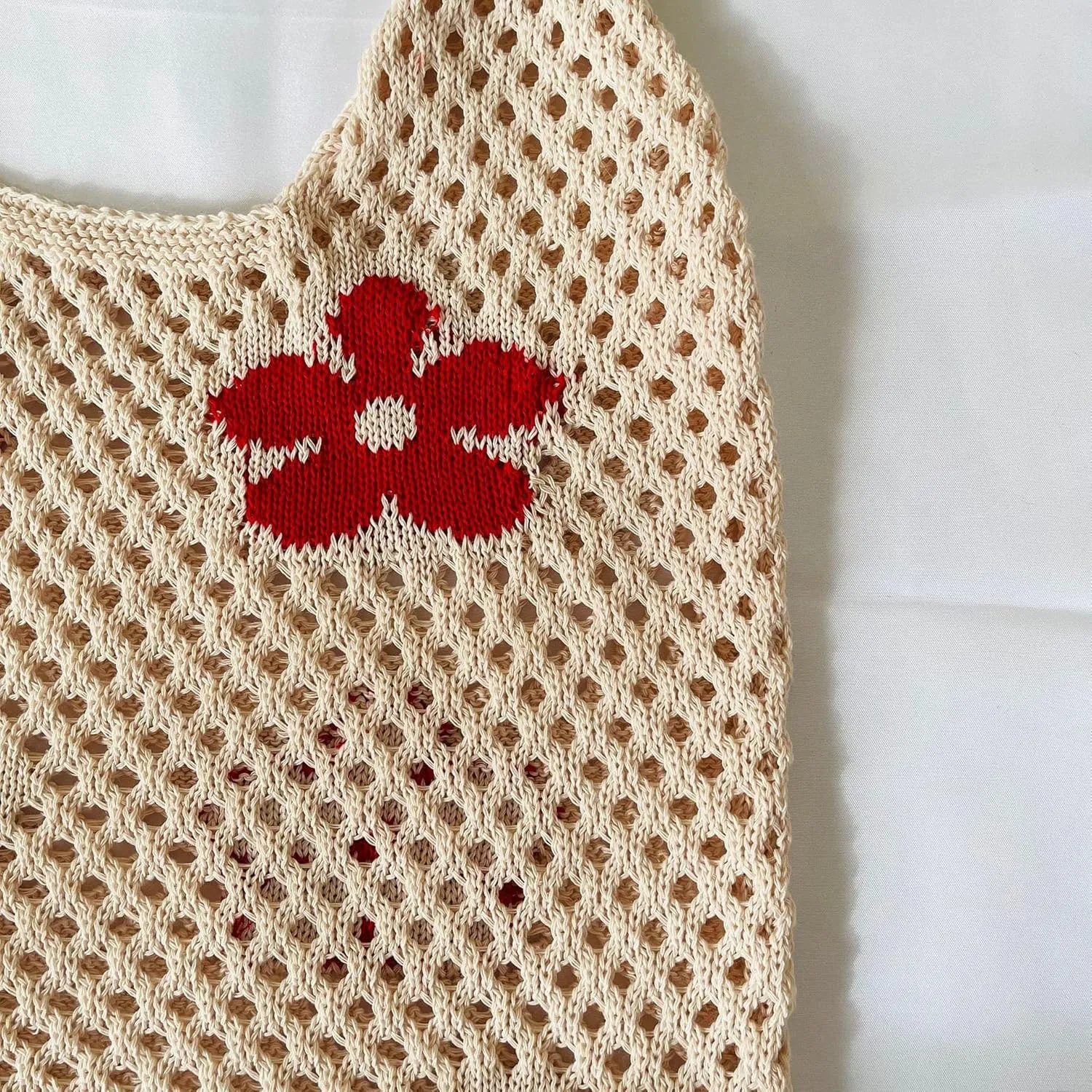 Crochet Tote Bag Fairycore Hobo Bag for Women Fairy Grunge Aesthetic Tote Bag Fairy Grunge Accessories