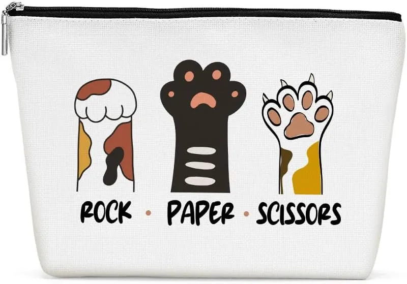 Cute Cat Mom Gifts, Makeup Bag, Funny Cosmetic Bag Cat Gifts for Women, Cats Lover Gift for Animal Lovers Birthday Nurse Mothers Day Friendship Travel Toiletry Bags