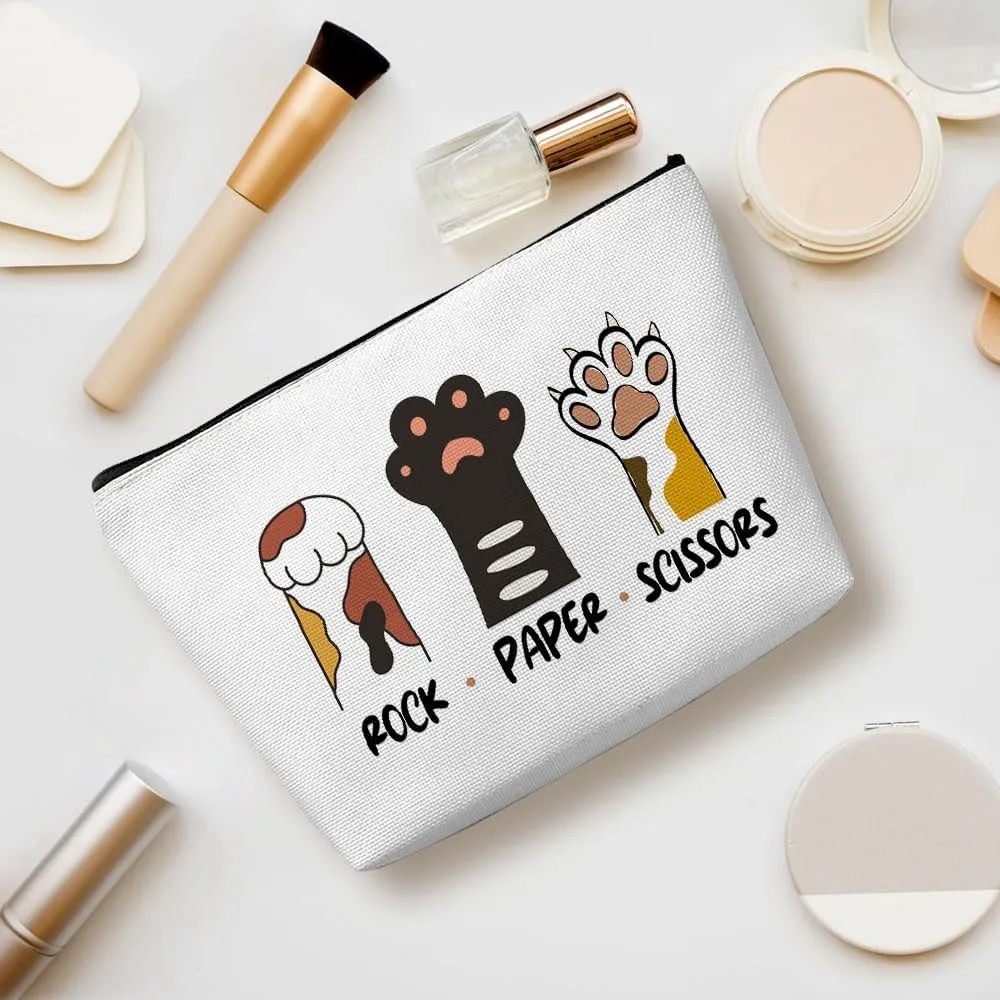 Cute Cat Mom Gifts, Makeup Bag, Funny Cosmetic Bag Cat Gifts for Women, Cats Lover Gift for Animal Lovers Birthday Nurse Mothers Day Friendship Travel Toiletry Bags