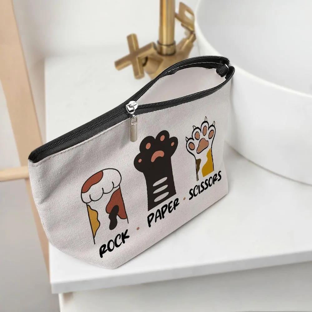Cute Cat Mom Gifts, Makeup Bag, Funny Cosmetic Bag Cat Gifts for Women, Cats Lover Gift for Animal Lovers Birthday Nurse Mothers Day Friendship Travel Toiletry Bags
