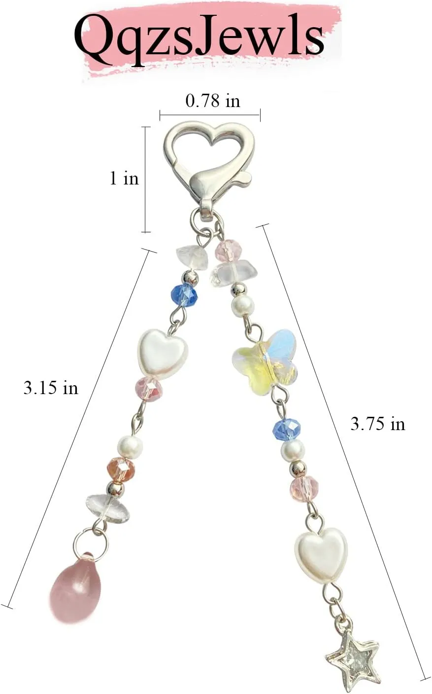 Cute Kawaii Accessories for Women Aesthetic Backpack Bag Keychain for Girls Back to School Gifts