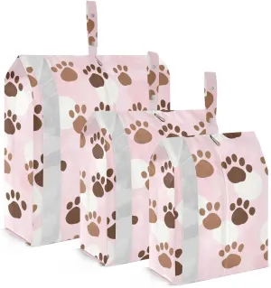 Cute Paws Packing Cubes for Travel 3 Set Compression Bag Luggage Organizer Bags for Travel Accessories