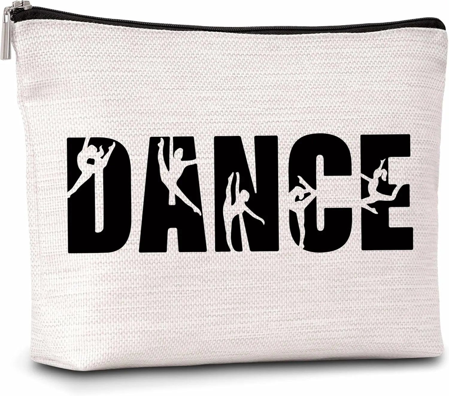Dancer Gifts Makeup Bag For Woman, Dancing Cosmetic Bag For Dancers, Dance Lover Gift Bag, Ballet Ballerina Makeup Zipper Bag, Birthday Gifts For Sister Friend Dance Student Teacher, A20