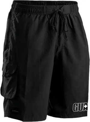 Dolfin Lifeguard Men's Solid Board Short Black
