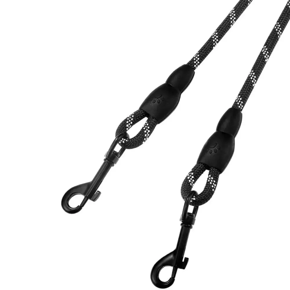 Durable Double Coupler Reflective Strong 360 no Tangle Leash for Small, Medium, and Large Dogs