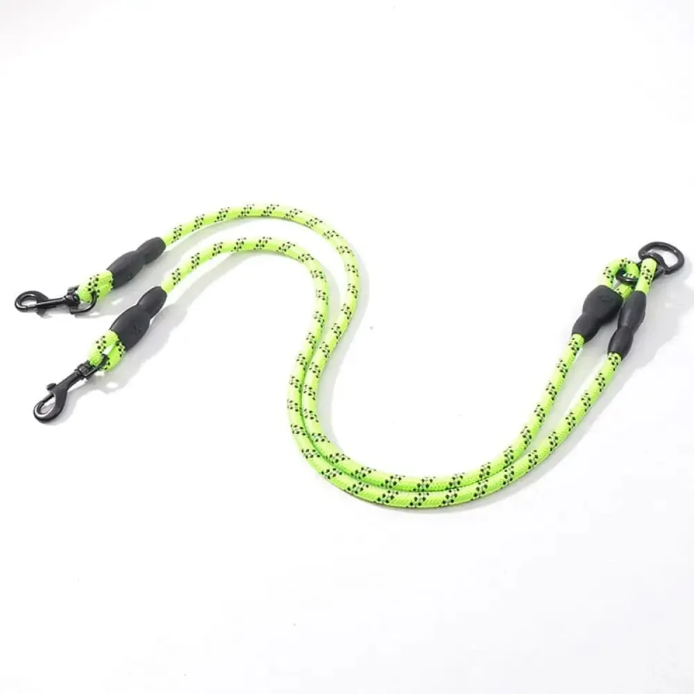 Durable Double Coupler Reflective Strong 360 no Tangle Leash for Small, Medium, and Large Dogs