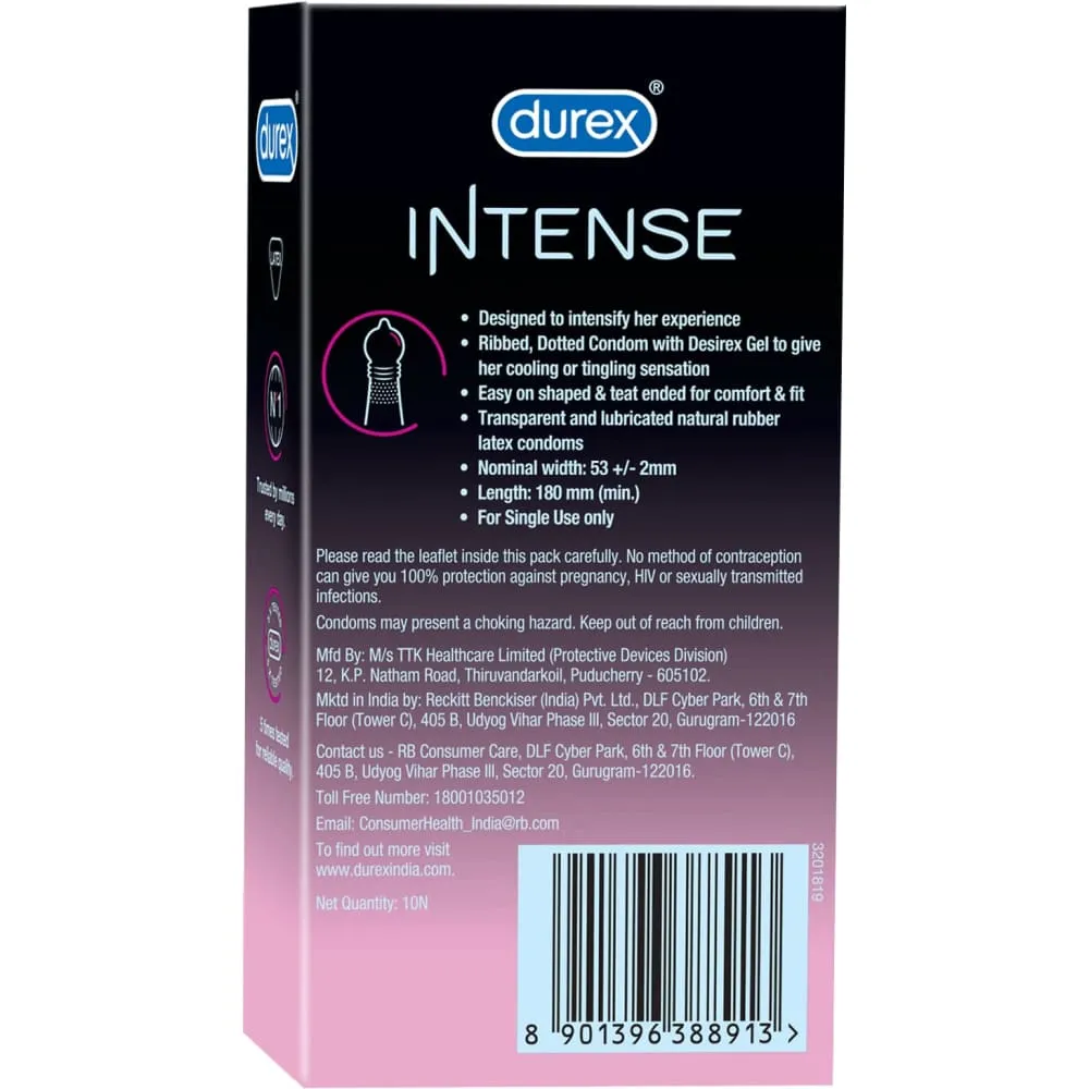 Durex Intense Stimulating Condoms - 40 Pack