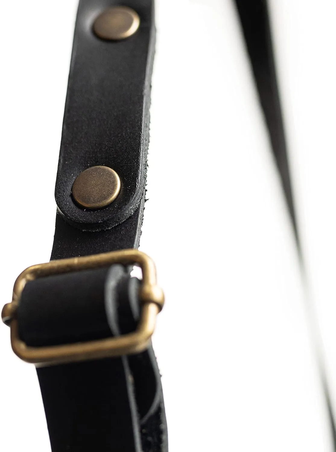 ENVOY Genuine Leather Purse Strap, Thin Adjustable Crossbody Sling for Bags, Accessories for Shoulder Handbag, Saddle
