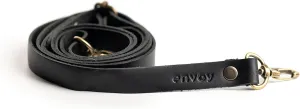 ENVOY Genuine Leather Purse Strap, Thin Adjustable Crossbody Sling for Bags, Accessories for Shoulder Handbag, Saddle