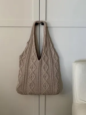Grunge Accessories Crochet Tote Beach Bag Hobo Bags Fairy Grunge Aesthetic Shoulder Bags Purse for Women
