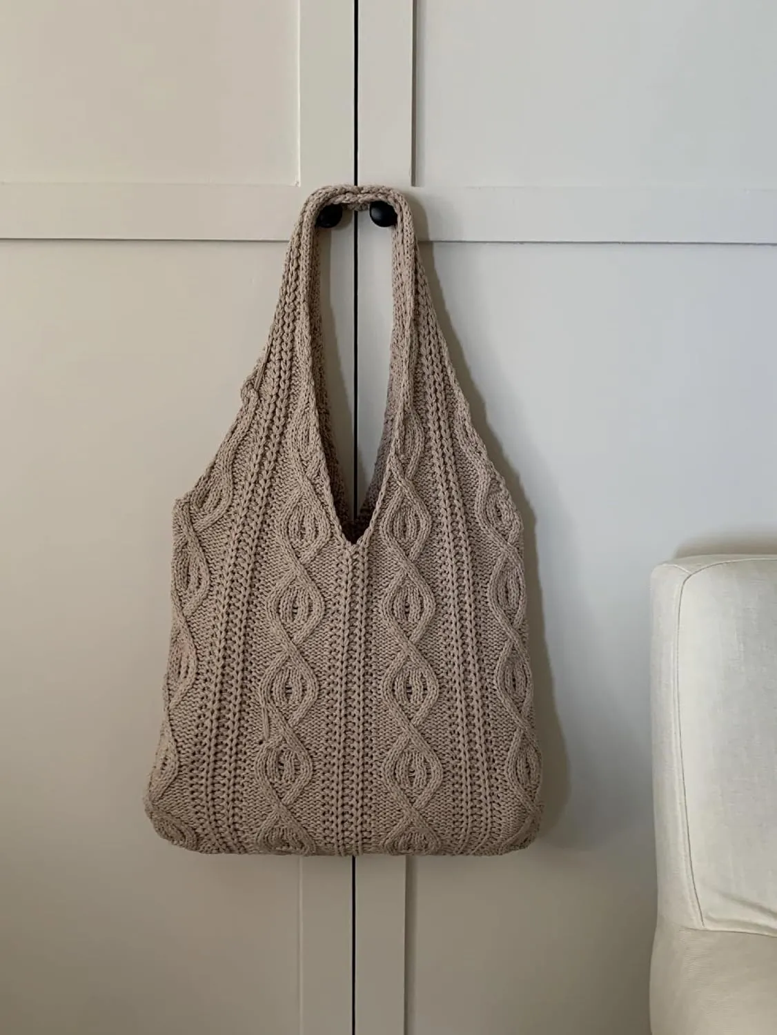 Grunge Accessories Crochet Tote Beach Bag Hobo Bags Fairy Grunge Aesthetic Shoulder Bags Purse for Women