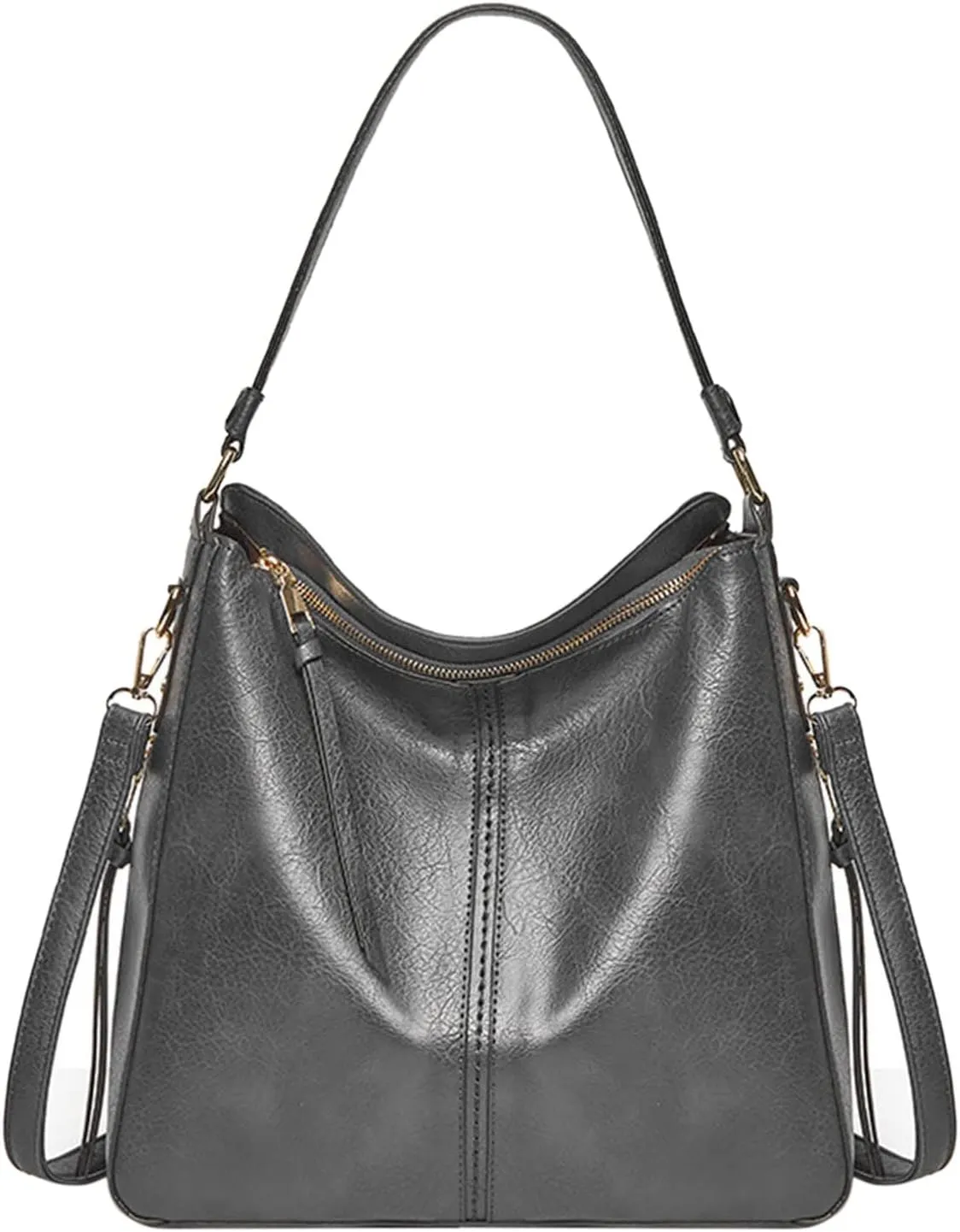 Handbags For Women Hobo Handbags Large Designer Ladies Bag Bucket Purse Faux Leather For Shopping Travel