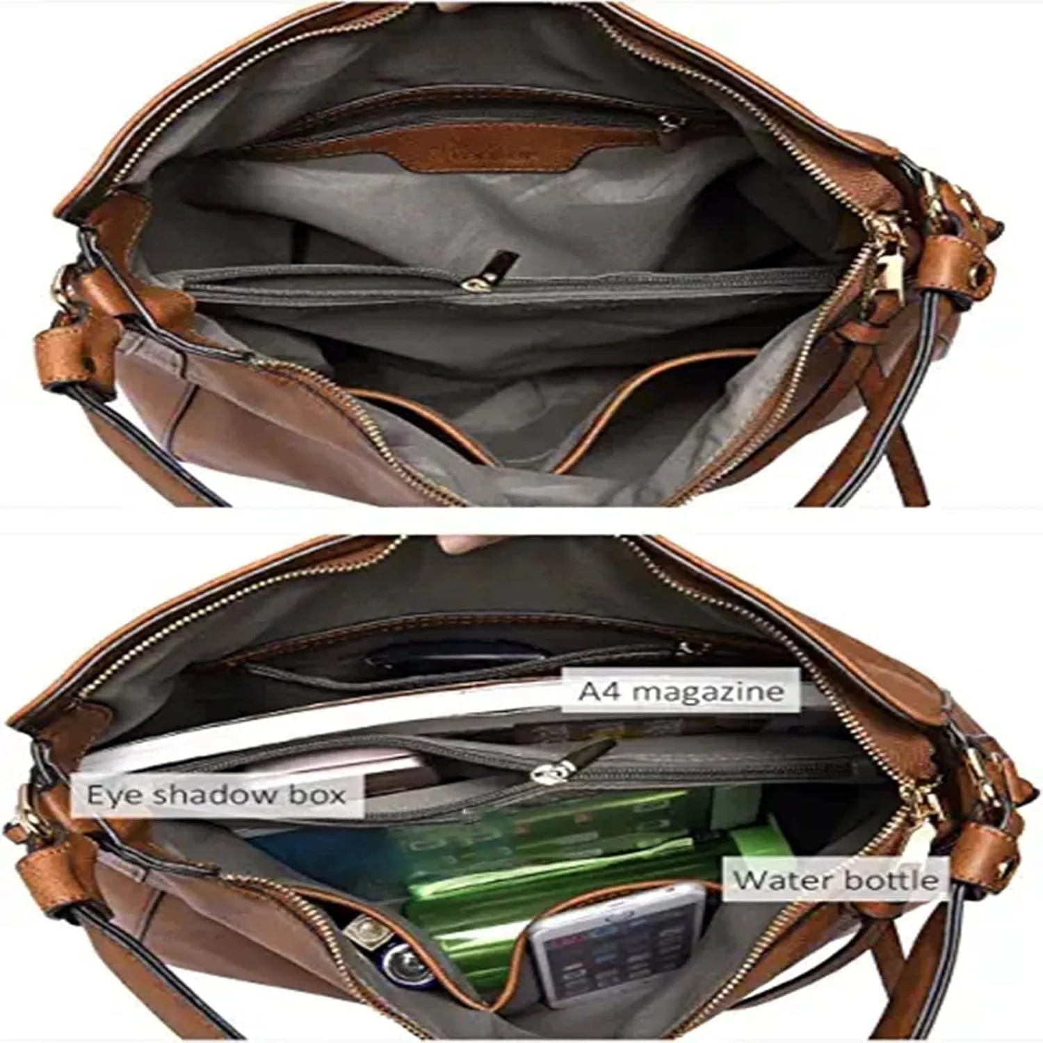 Handbags For Women Hobo Handbags Large Designer Ladies Bag Bucket Purse Faux Leather For Shopping Travel