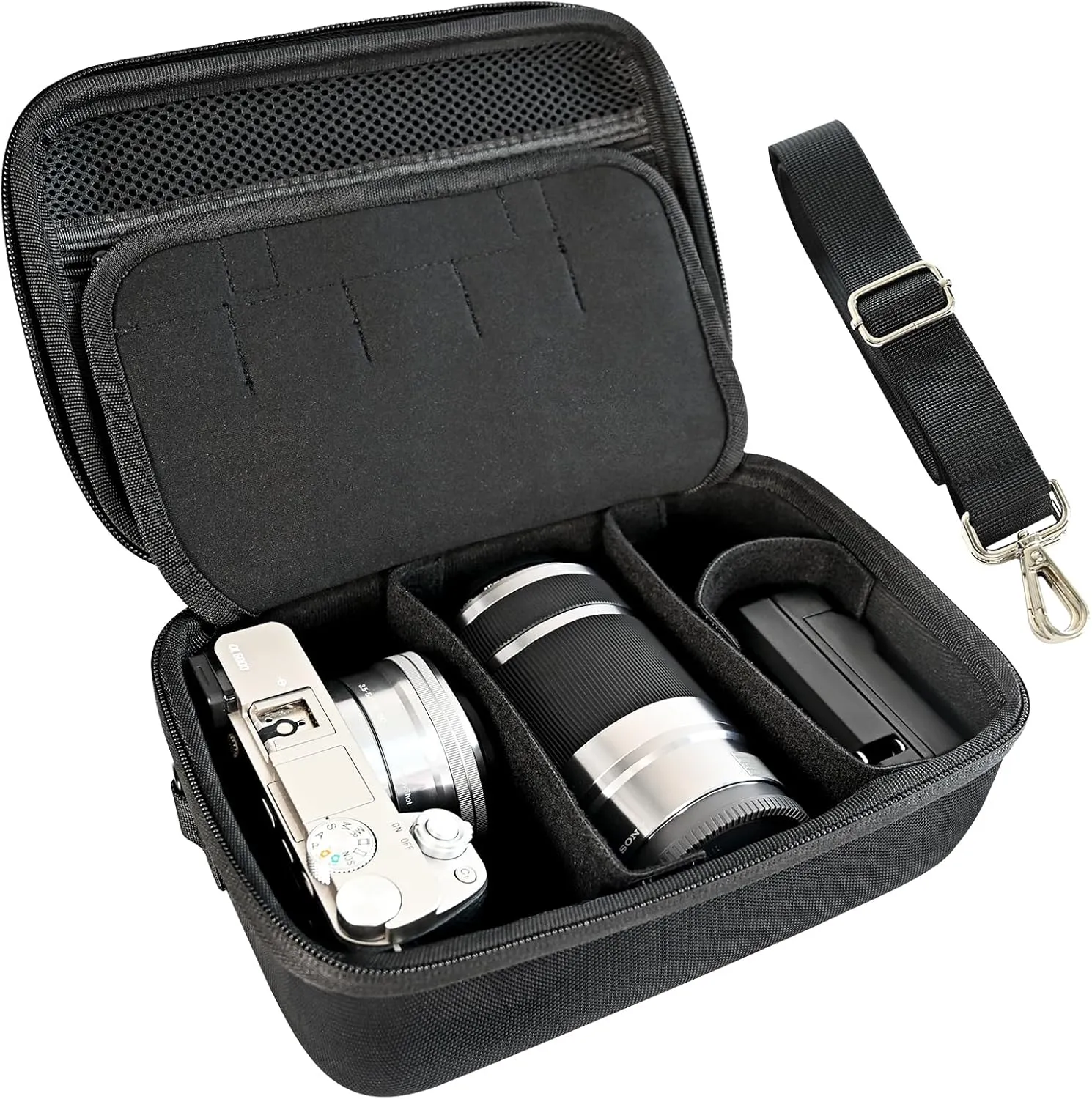 Hard Carrying Case Compatible with Sony Alpha a6000 / a6100 / a6200/a6300 / a6400 / a6500 / a6600 Mirrorless Digital Camera
