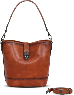HESHE Leather Purses for Women Hobo Crossbody Bags Loghtweight Shoulder Purse Everyday Bags for Women