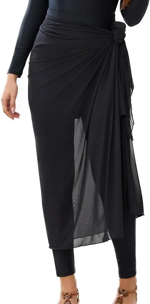 IDOPIP Muslim Burkini Swimsuit for Women's One Piece Swimsuit with Beach Skirt Cover up Sarong Pants Hijab 5PCS Bathing Suit