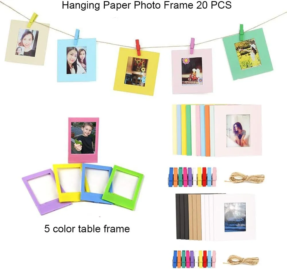 Instant Camera Accessories Compatible with Fujifilm Instax Mini 12 11 9 Instant Film Camera - Blossom Pink