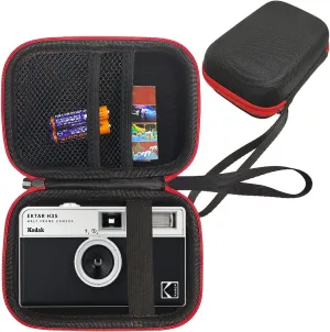 JCHPINE Hard Carrying Case for KODAK EKTAR H35 Half Frame Film Camera, Protective Storage Travel Case for Kodak Ultra F9 M35 Film Camera Accessories (Black)