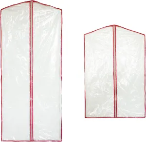 Jobar Zipper Garment Bags, One Size, Multicoloured