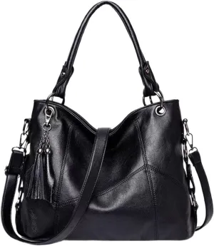 Leather Bucket Bag Tassel Woman Shoulder Bag Messenger Bag Clutch Ladies Shoulder Bag Lady Crossbody